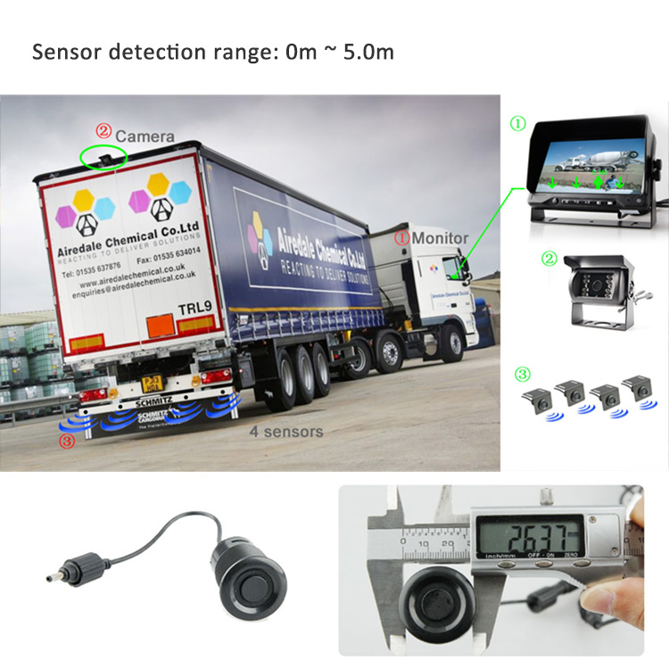 Truck parking-sensor-kit