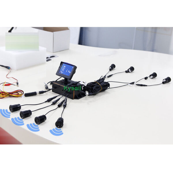 Blind Spot Detection System for Heavy Commercial Vehicles 8 Ultrasonic Sensors Driving Parking Reverse Backup Kit - Image 7