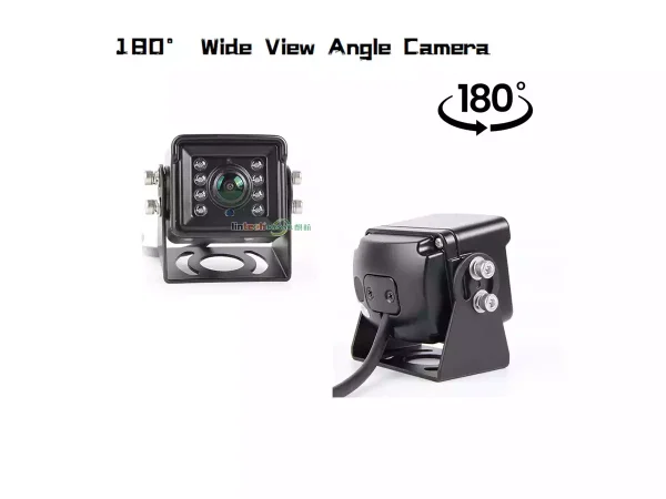 AHD 180 Degree Wide-Angle Backup Parking Camera Waterproof CCD Night Vision Reverse Vision for Garbage Truck Trailer - Image 4