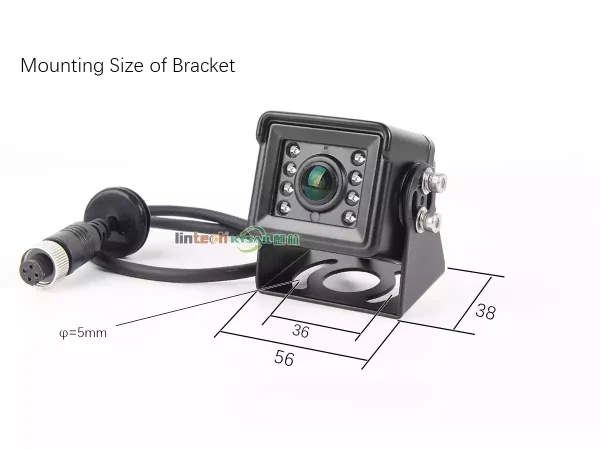 AHD 180 Degree Wide-Angle Backup Parking Camera Waterproof CCD Night Vision Reverse Vision for Garbage Truck Trailer - Image 6