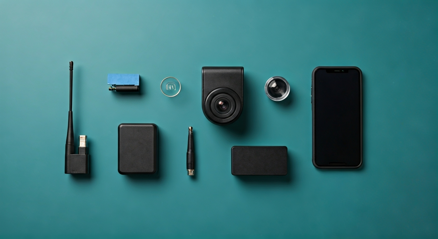 WiFi backup camera system parts