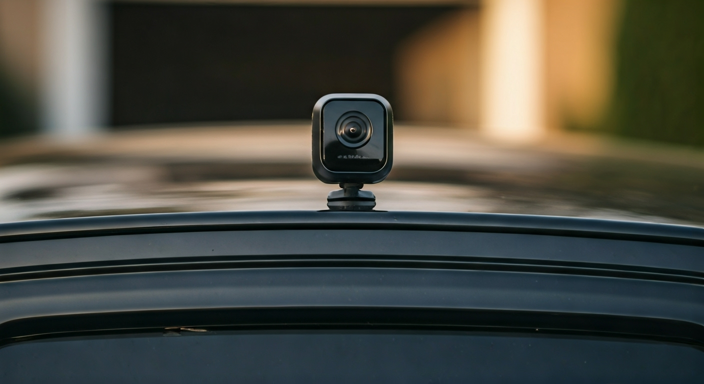 WiFi backup camera on car