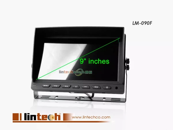 Agriculture Crane Truck AHD Car Display 9 inches Dashboard Monitor