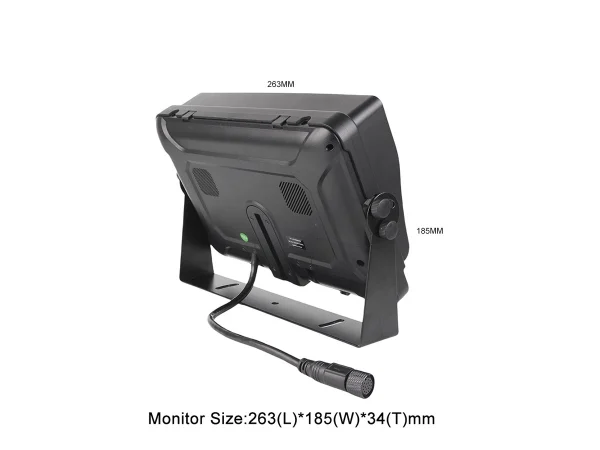 Waterproof IP69K 10.1 Inches Touch Button Split Screen AHD Waterproof Monitor - Image 5