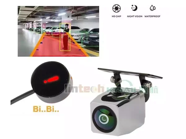 Universal Reverse Parking Smart AI Motion Detection AHD Back Camera Buzzer Alarm Warning Compatible With Android Stereo - Image 2