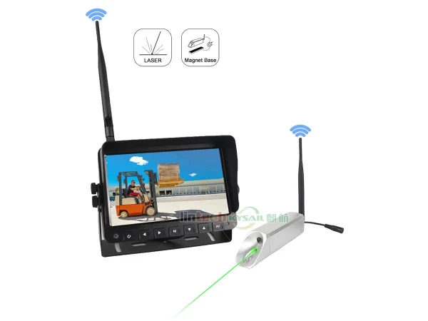 Forklift Wireless Camera Monitering System Built in Battery with Green Laser Positioning - Image 2