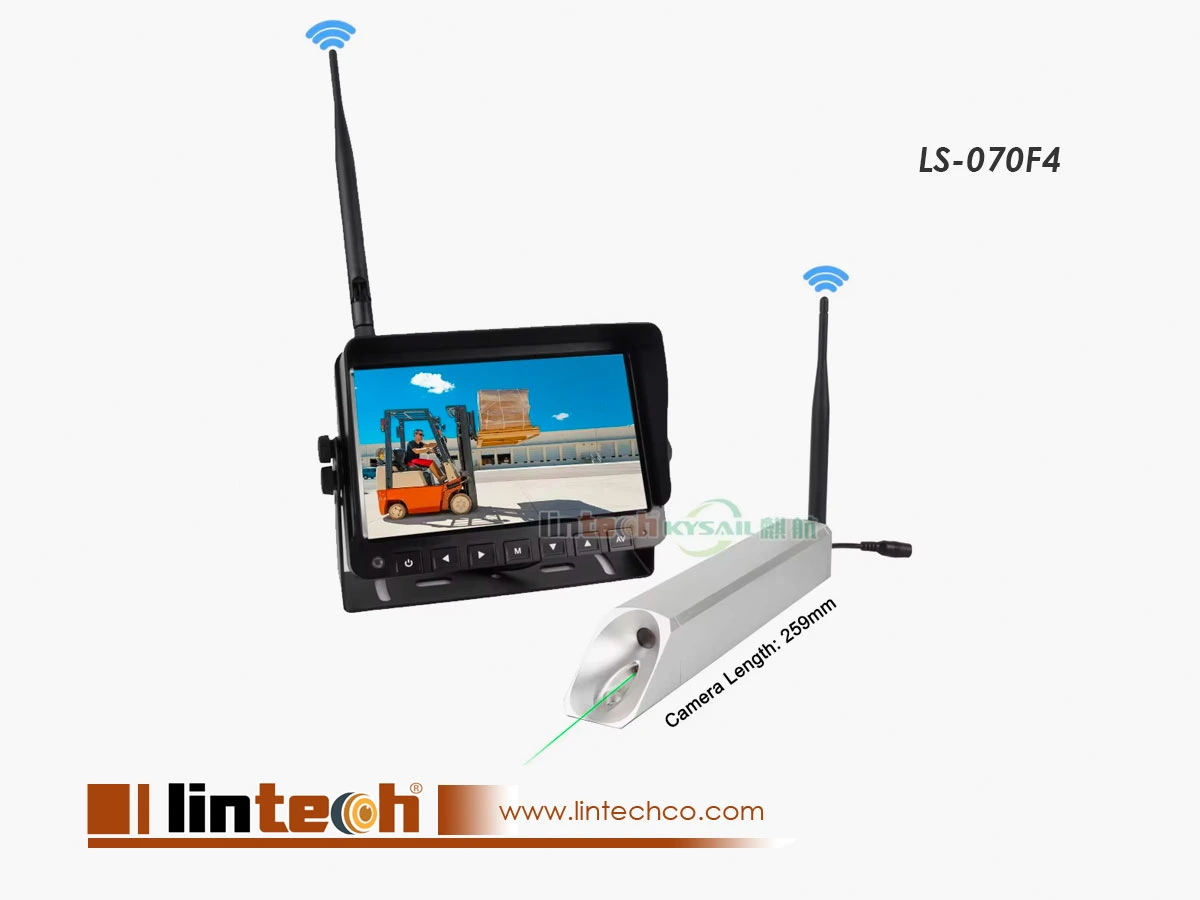 Forklift Wireless Camera Monitering System Built in Battery with Green Laser Positioning