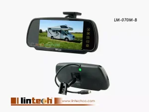 Metal Bracket 7" TFT LCD Color Car Rearview Mirror Monitor