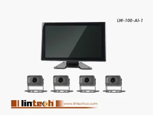 10.1"Touch Screen 4 Split Monitoring Security Camera AI Active Blind Spot Detection BSD 4 Channel Truck Dash Cam System