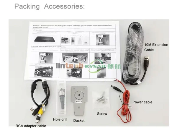 Customized Brake Light Rear View Back up Camera for Volkswagen VW Crafter - Image 5