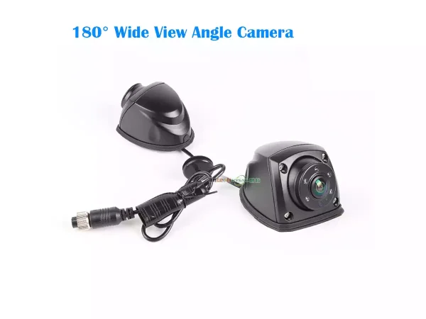 High Definition 180 Degree Backup Side View Camera for Cars Cargo Vans RVs Waterproof IP68 Night Vision - Image 3