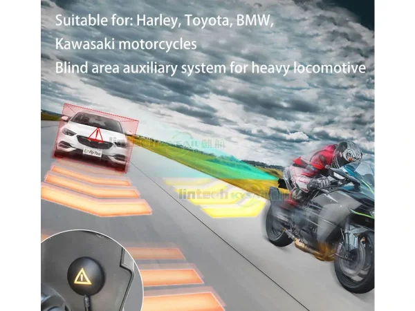 77GHz Blind Spot Detection System Motorcycle Lane Change Assist Radar - Image 3