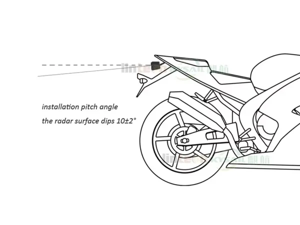 77GHz Blind Spot Detection System Motorcycle Lane Change Assist Radar - Image 5