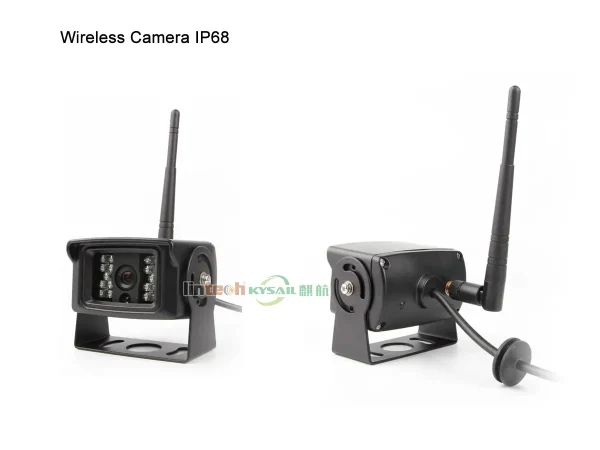 9 Inch Wireless Monitor AHD 1080P Split Screen  Display Heavy Duty Vehicle Trailer Truck RVs Waterproof Camera - Image 5