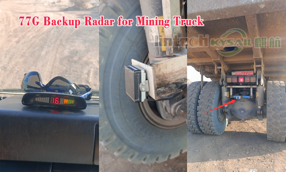 77Ghz mmWave Radar BSD Rear Parking System for Mining Trucks 6