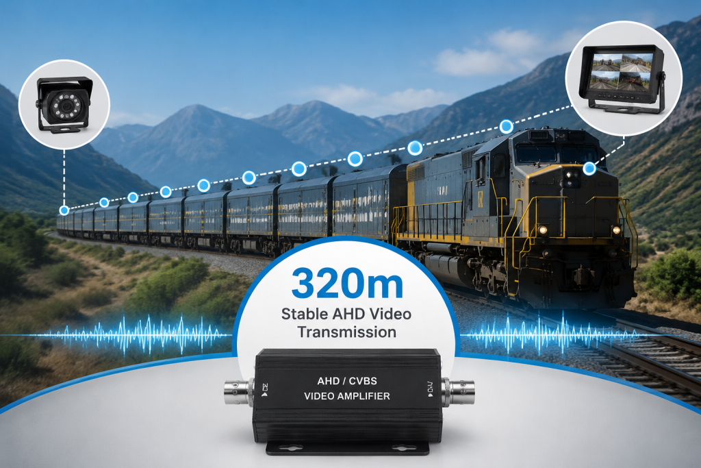 Long Train Carriage Project video amplifier 1