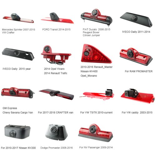 3rd Original Brake lights Camera for Vans