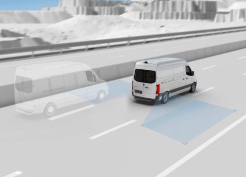 Cargo Van Blind Spot Monitoring BSM BSD Radar System